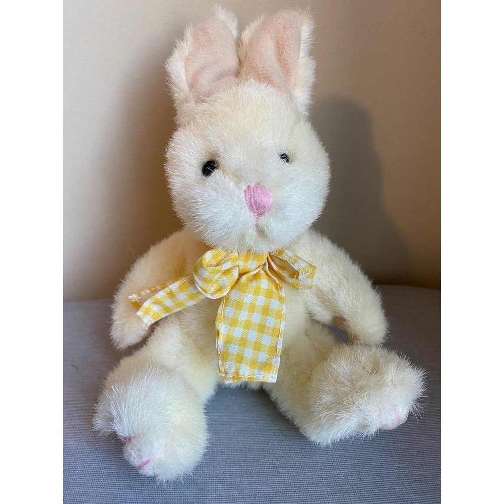 Vintage Russ Berrie Bonnets Bunny Rabbit 7" Easter SKU3
